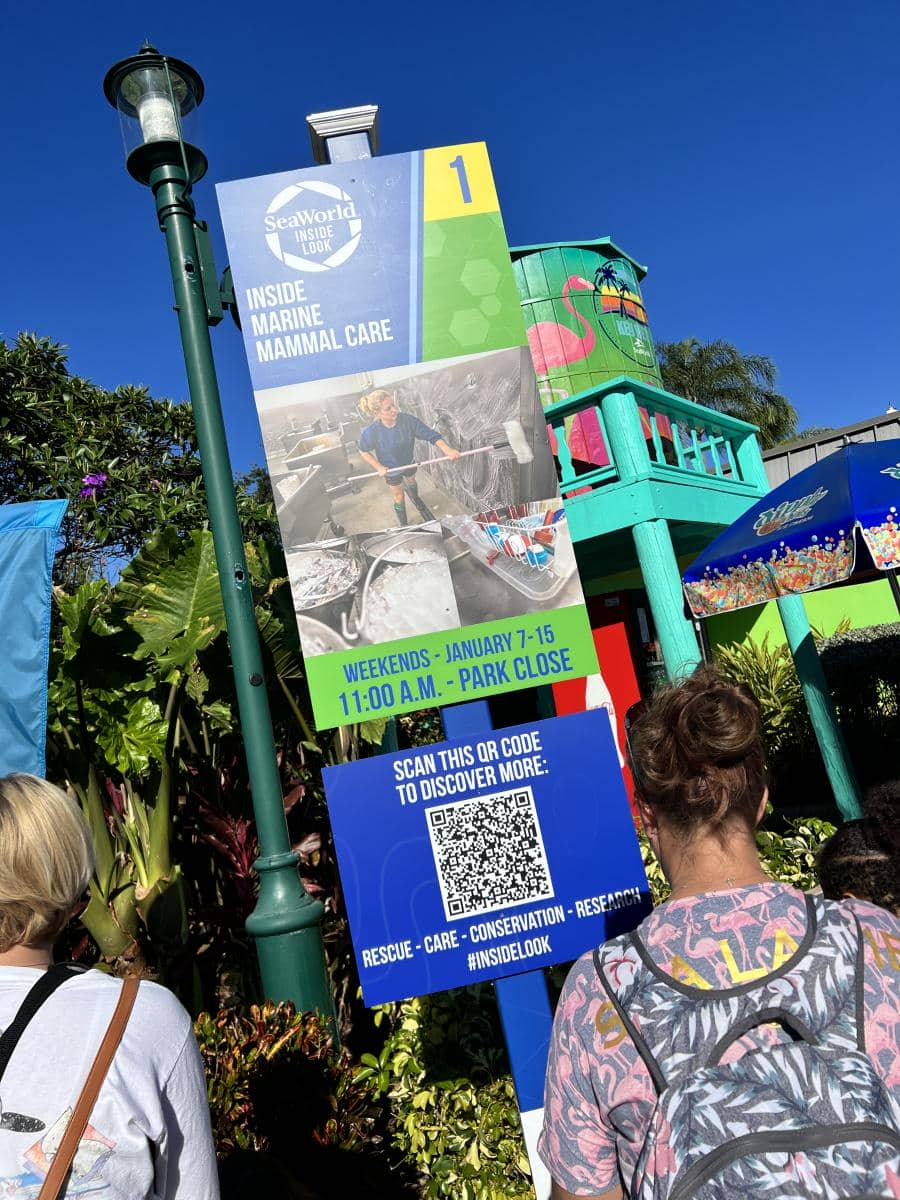 Inside Look SeaWorld Park Signage